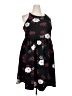 Torrid Floral Black Casual Dress Size 3X Plus (3) - photo 1
