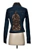 Cache Stars Blue Denim Jacket Size XS - photo 2