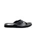 Yellow Box Black Flip Flops Size 10 - photo 1
