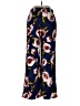 IMAN Floral Blue Casual Pants Size M - photo 2