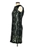 Madison Leigh 100% Polyester Graphic Green Cocktail Dress Size 8 - photo 5