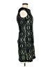 Madison Leigh 100% Polyester Graphic Green Cocktail Dress Size 8 - photo 4