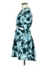 Assorted Brands Print Teal Casual Dress Size M - photo 5