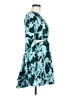 Assorted Brands Print Teal Casual Dress Size M - photo 4
