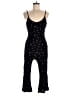 LA Hearts 100% Rayon Stars Black Jumpsuit Size M - photo 1