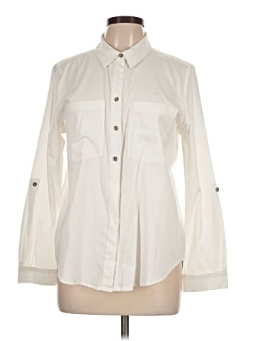 MICHAEL Michael Kors Long Sleeve Button-Down Shirt (view 1)