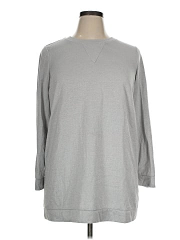 Woman Within Long Sleeve Top (view 1)