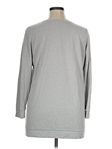 Woman Within Long Sleeve Top (view 2)