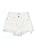 Zara White Denim Shorts Size 6 - photo 1