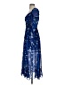 Sau Lee 100% Polyester Blue Cocktail Dress Size 2 - photo 5