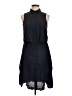 Parker 100% Polyester Solid Black Casual Dress Size L - photo 1