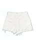 Zara White Denim Shorts Size 6 - photo 2