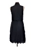 Parker 100% Polyester Solid Black Casual Dress Size L - photo 2
