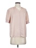 CATHERINE Catherine Malandrino 100% Polyester Pink Short Sleeve Blouse Size S - photo 1