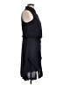 Parker 100% Polyester Solid Black Casual Dress Size L - photo 4