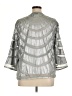 Travelers by Chico's 100% Polyester Metallic Silver Jacket Size XL (3) - photo 2
