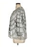 Travelers by Chico's 100% Polyester Metallic Silver Jacket Size XL (3) - photo 5