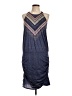 Athleta Chevron-herringbone Blue Casual Dress Size L - photo 1