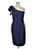 Eliza J Blue Cocktail Dress Size 16 - photo 1