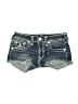 True Religion Blue Denim Shorts Size 26 waist - photo 1