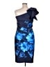 Eliza J Blue Cocktail Dress Size 16 - photo 2