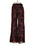 Leith 100% Rayon Print Black Casual Pants Size XS - photo 2