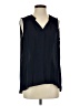 Pleione 100% Polyester Black Sleeveless Blouse Size S - photo 1