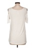 White Mark Ivory Short Sleeve Top Size L - photo 2