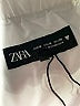 Zara 100% Polyester Solid White Casual Skirt Size M - photo 4
