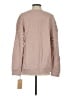 Halogen 100% Cotton Pink Sweatshirt Size S - photo 2