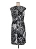 Connected Apparel Graphic Black Casual Dress Size 16 - photo 2