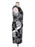 Connected Apparel Graphic Black Casual Dress Size 16 - photo 4