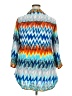 Cato 100% Rayon Blue 3/4 Sleeve Blouse Size 18 - photo 2