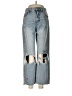 Shein Graphic Blue Jeans Size 6 - photo 1