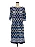 R&K Argyle Blue Casual Dress Size 6 - photo 1