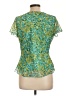 Karin Stevens Green Short Sleeve Blouse Size 12 - photo 2
