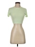 Assorted Brands Green Short Sleeve Turtleneck Size S - photo 1