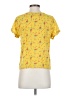 Zara Basic Yellow Short Sleeve Blouse Size S - photo 2