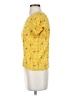Zara Basic Yellow Short Sleeve Blouse Size S - photo 5