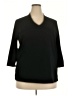 Hasting & Smith Black 3/4 Sleeve Top Size 2X - photo 1