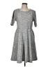 Studio by Torrid Tweed Gray Casual Dress Size Lg Plus (0) - photo 1