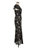 Auguste 100% Viscose Floral Black Cocktail Dress Size M - photo 4