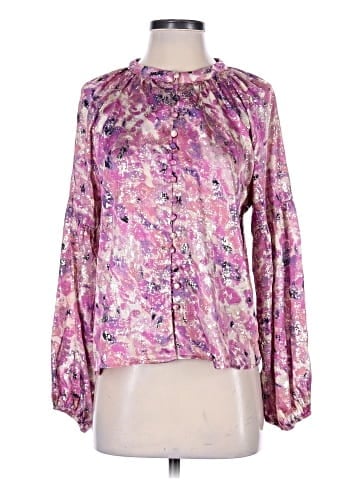 Peach Love Long Sleeve Blouse (view 1)