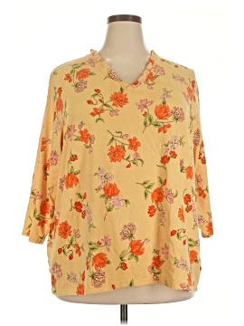 Lands' End 3/4 Sleeve Blouse