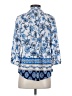Emily Daniels Blue 3/4 Sleeve Blouse Size S - photo 2