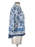 Emily Daniels Blue 3/4 Sleeve Blouse Size S - photo 4