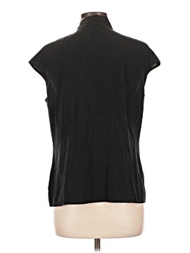 St. John Short Sleeve Silk Top (view 2)