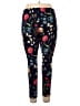 North Style Floral Black Casual Pants Size 1X - photo 2