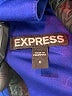 Express 100% Polyester Solid Blue Cocktail Dress Size 0 - photo 7