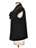 St. John Black Short Sleeve Silk Top Size 10 - photo 5